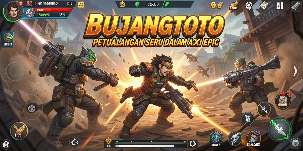 Gameplay seru BUJANGTOTO dengan aksi mendebarkan.