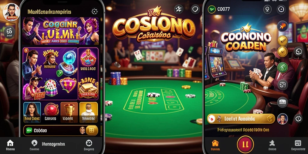 Tampilan gameplay Live Casino COO77 dengan dealer profesional.