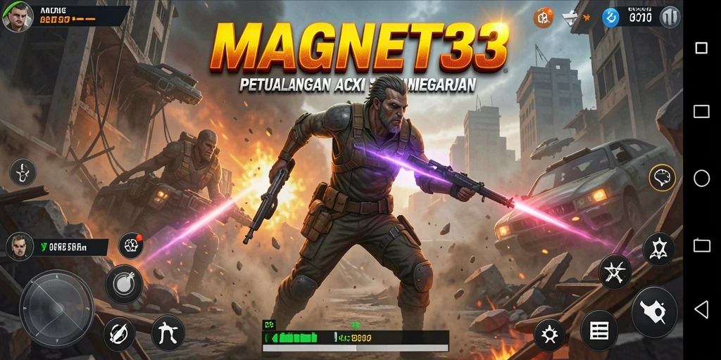 Tangkapan layar dari gameplay MAGNET33 yang intens dan penuh aksi.