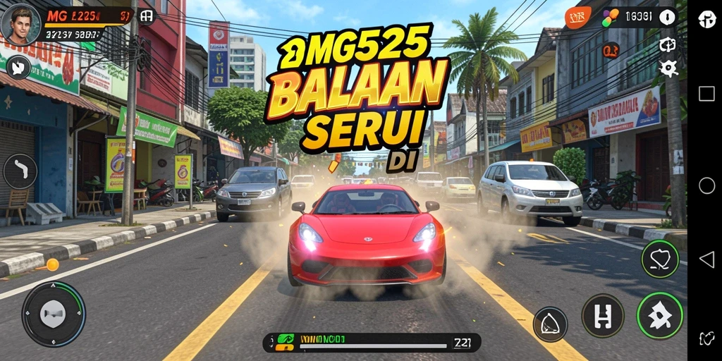 Tampilkan gameplay seru dari MG525 dengan aksi balapan yang mendebarkan.