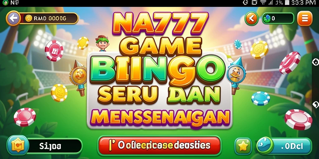 Tampilan gameplay Bingo yang seru dan interaktif di NA777.