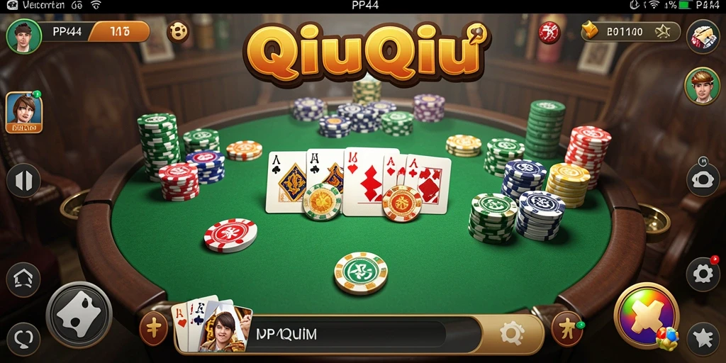Tampilan gameplay seru dari QiuQiu PP444.