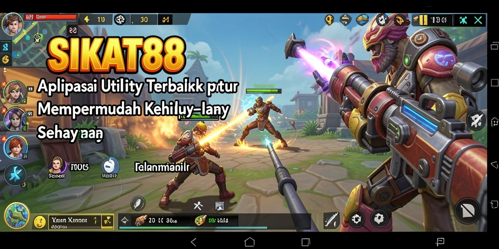Screenshot utama SIKAT88 menampilkan antarmuka aplikasi Utility yang intuitif.